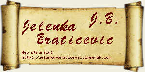 Jelenka Bratičević vizit kartica